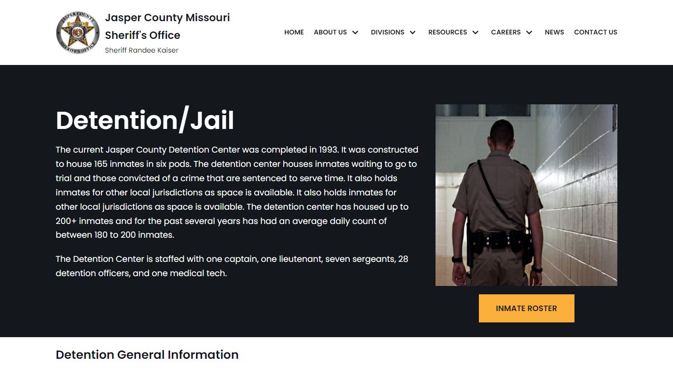 Detention/Jail – Jasper County Missouri Sheriff’s Office